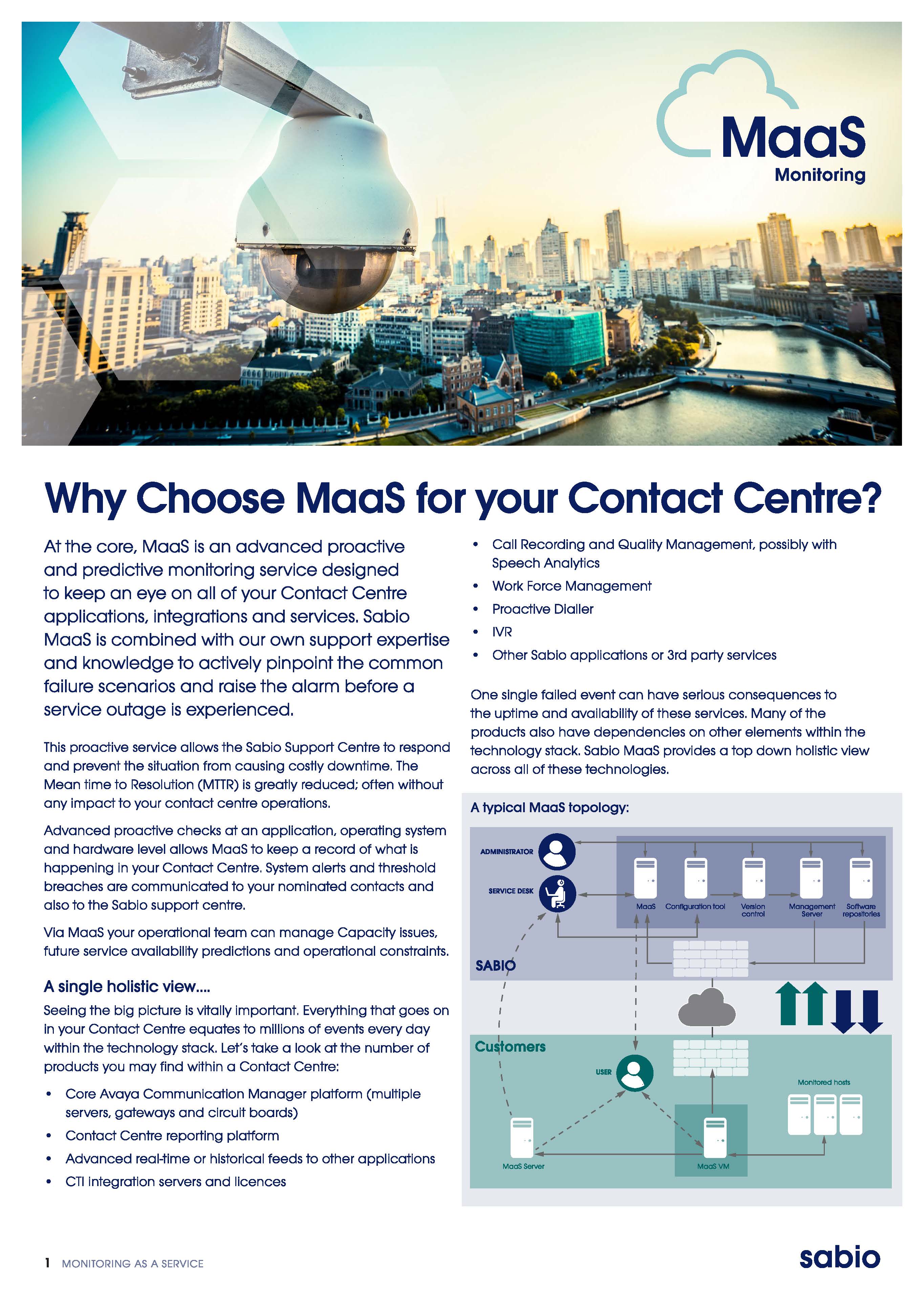 Why Choose MaaS for your Contact Centre?