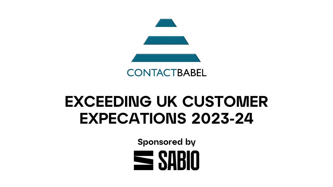 Contact Babel - Exceeding UK Customer Expectations 2023-24