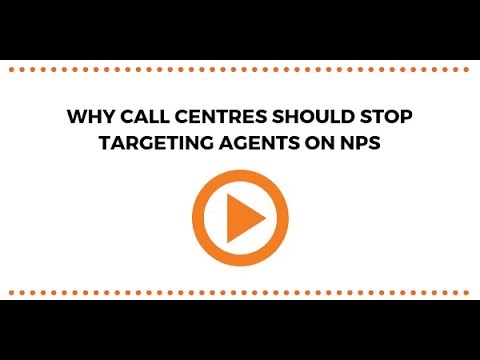 Why call centres should stop targeting agents on NPS