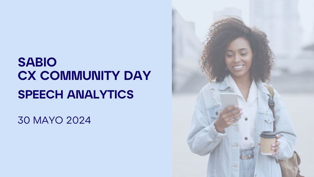 Speech Analytics Community Day - Spain
