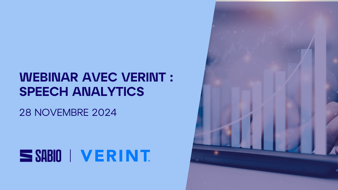 Webinar avec Verint : Speech Analytics