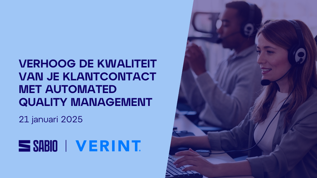 Verhoog De Kwaliteit Van Je Klantcontact Met Automated Quality Management